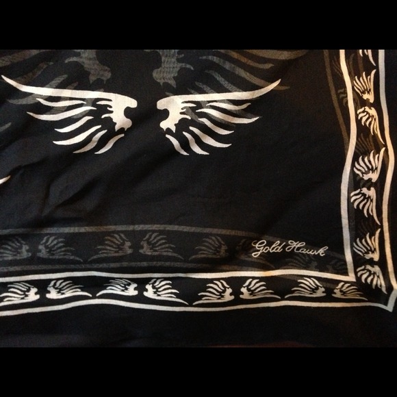 Gold Hawk Scarf
