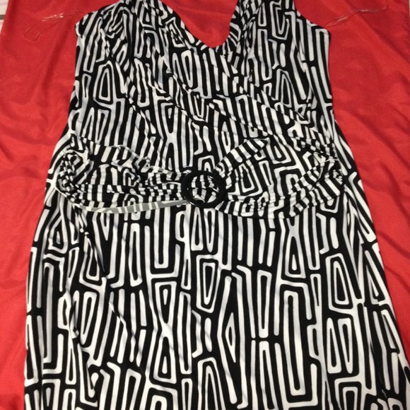 Plus size Geometric halter dress♦️Final Price♦️