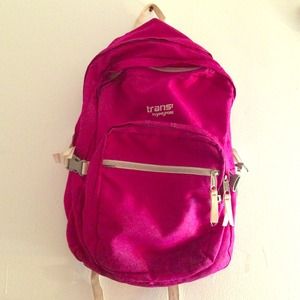 Purple Jansport backpack