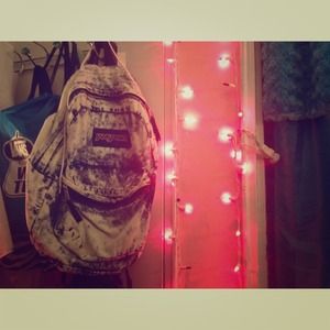 Jansport denim backpack