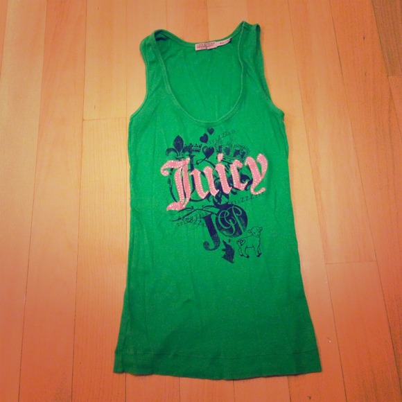 Juicy Couture tank with rhinestones!!