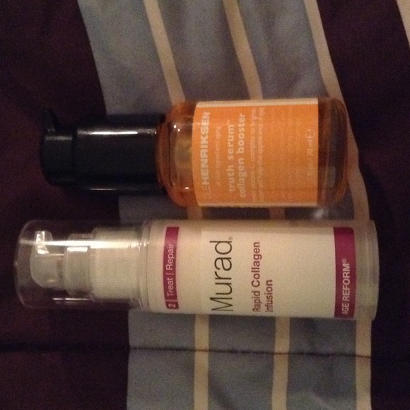 Murad rapid collagen infusion. Ole Hen truth serum