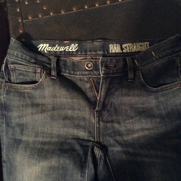 Madewell Rail Straight Jeans, Size 24