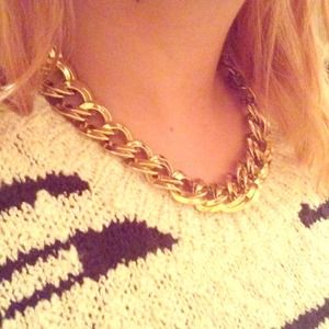 Vintage Gold Chain Choker