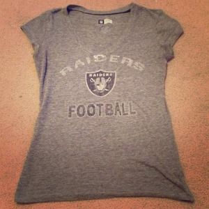 Oakland Raiders Football V-Neck