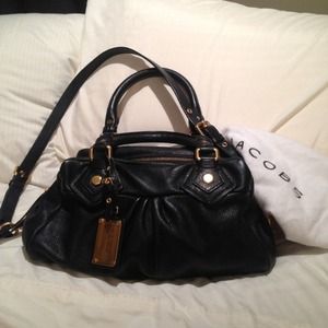 NEW black Marc by Marc Jacobs baby groovee purse