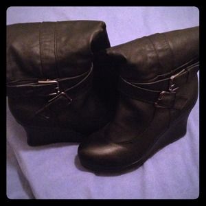 Past thigh high boots