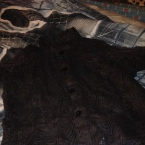 Over shirt see threw