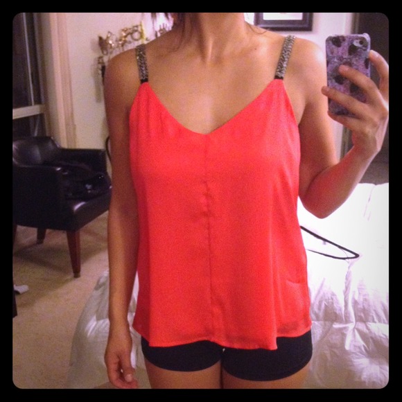 ❌SOLD---Charlotte Russe Beaded Tank