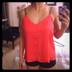 ❌SOLD---Charlotte Russe Beaded Tank