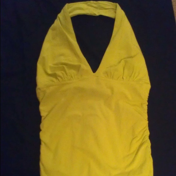 Bright Yellow/Lime Green VS Halter Top