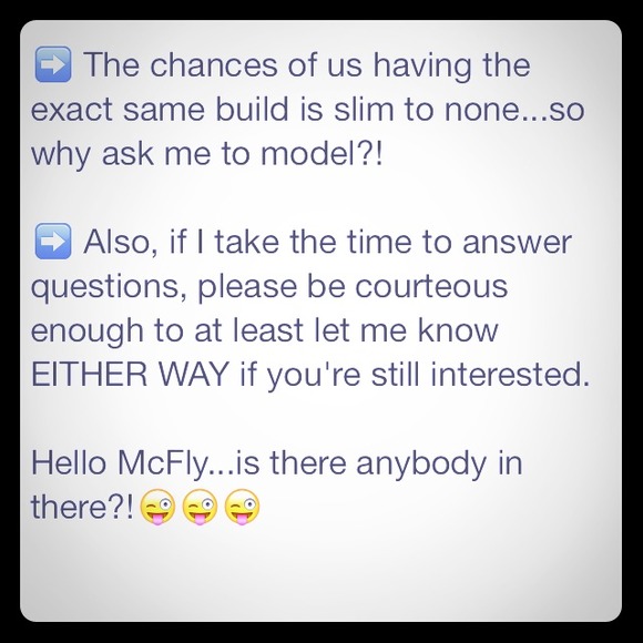 Just saying...
