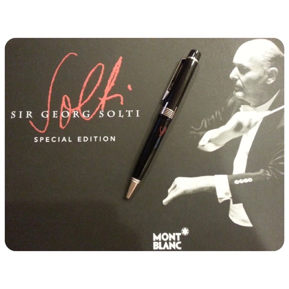 Authentic Montblanc Sir George Solti Edition