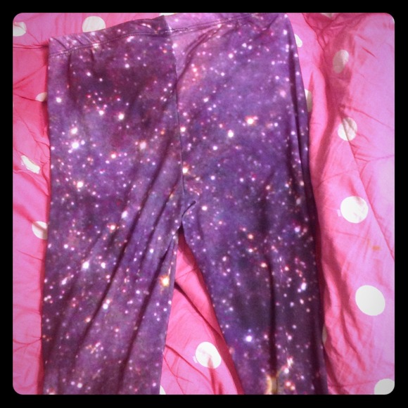Hipster Nebula Space Leggings