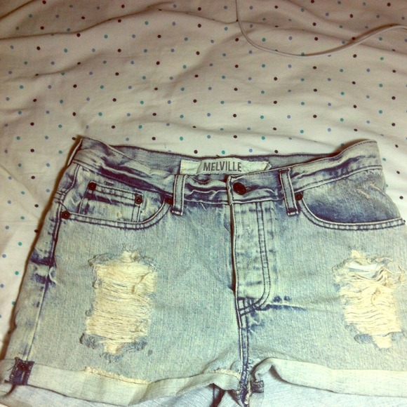 Brandy Melville high waist shorts.