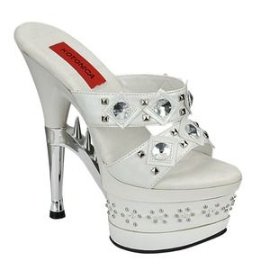 👑HOLD👑Sexy Shoes! White Heels Stillettos!