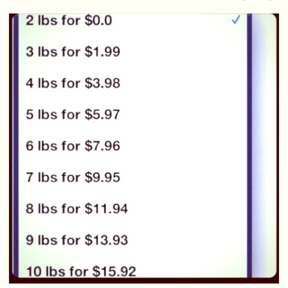 Shipping rules