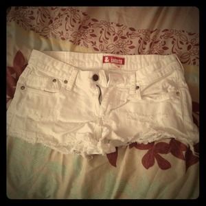 Shorts | white jean H&M
