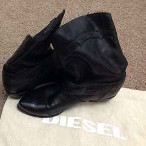 Authentic Diesel Leather Boots