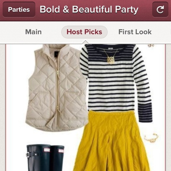 π―SOLD  J Crew Mustard Crinkle  Skirt π― - Picture 4 of 4