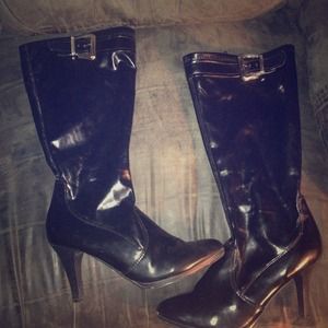 💕Bundled💕Black boots with Buckle