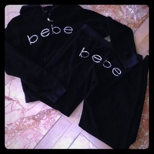 Bebe jacket and pants