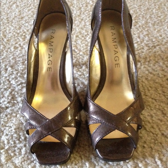 Rampage bronze heels!