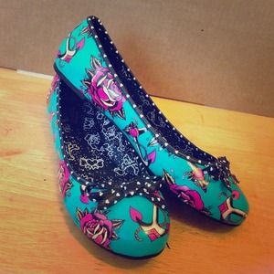 Iron Fist LOVE ME ballet flats size 8