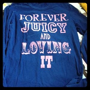 Juicy long sleeve shirt size small