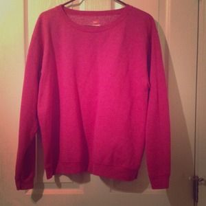 Solid Pink Crewneck