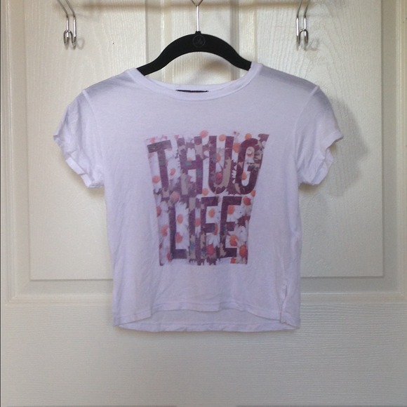 SOLD💗 Thug life crop top✌️