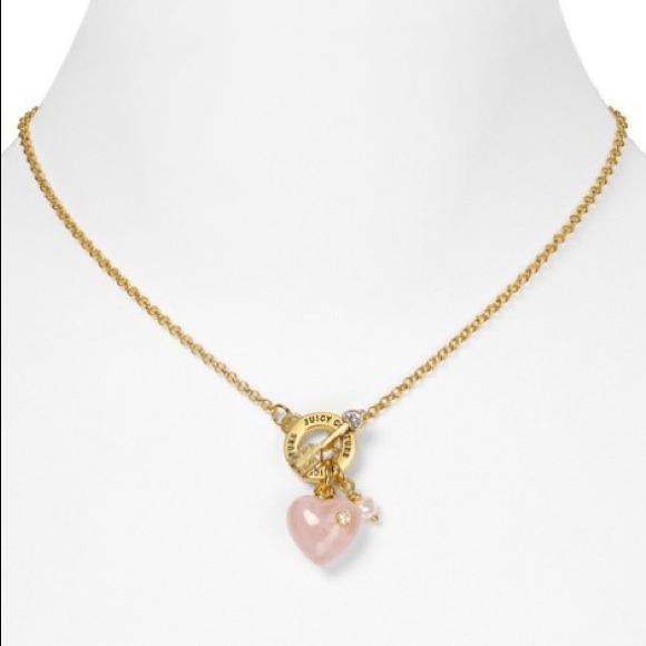 💔SOLD💔Juicy Couture heart toggle necklace