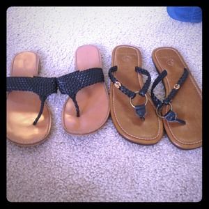 Black flip flop bundle