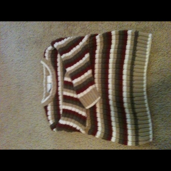 Multi colored winter sweater very nice
