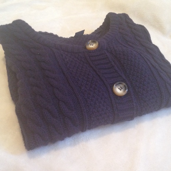 Navy Blue Cardigan