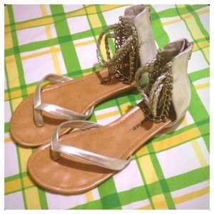 Silver Sandals❕