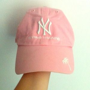 Pink Yankee Hat