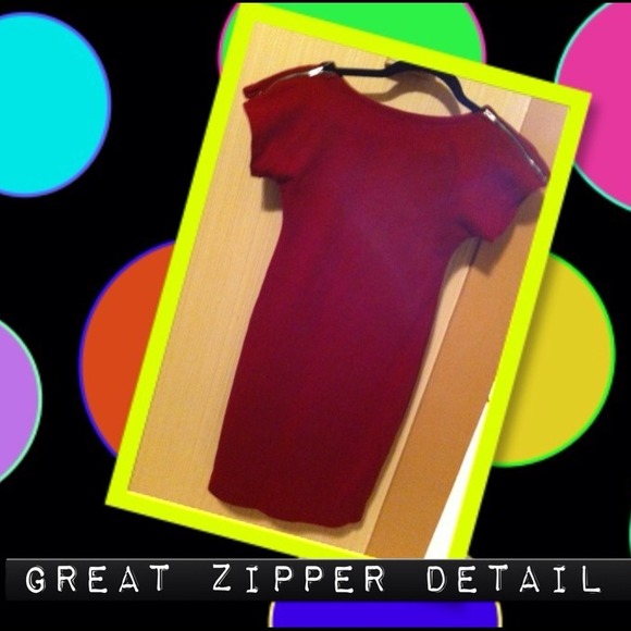 Super cute Maroon dress ( Calissa)