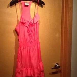 100% silk fuscia Juicy sundress