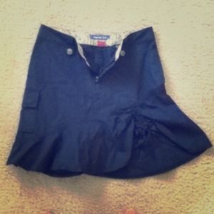 Brand new navy flare skirt