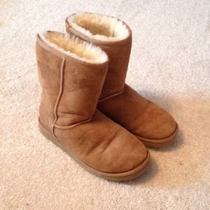 Classic Short Ugg brand boots.