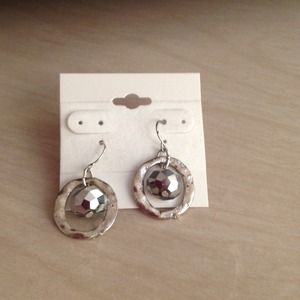 Silver earrings
