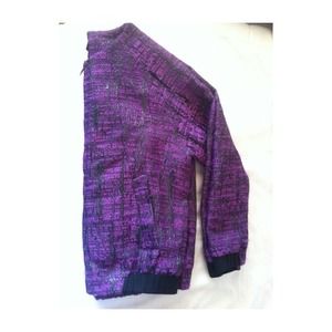 Sparkle & Fade purple bomber jacket