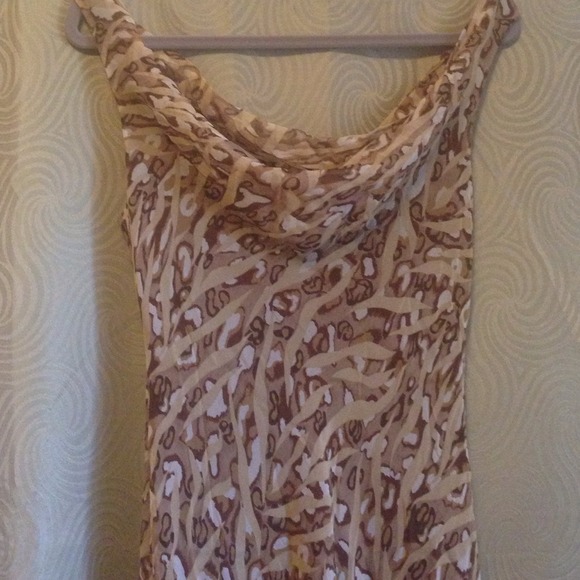 Animal print silk dress - Picture 2 of 3