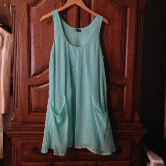 Urban outfitters pintuck and fade dress