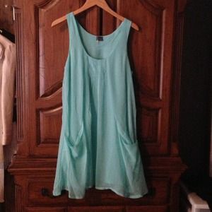 Urban outfitters pintuck and fade dress