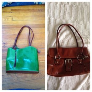 Bundle: Italian leather & Gianni Bernini purses