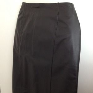 🎁SOLD on eBay Genuine Leather pencil skirt so 12