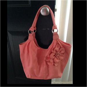 Adorable coral purse!