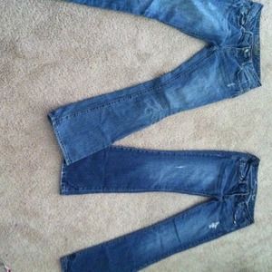 Two pair of ae jeans
